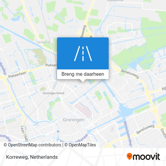 Korreweg kaart