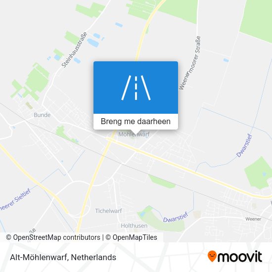 Alt-Möhlenwarf kaart
