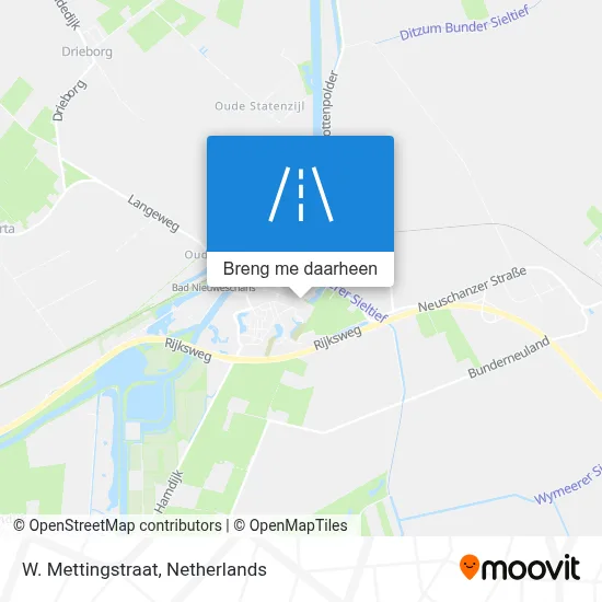 W. Mettingstraat kaart