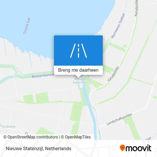 Nieuwe Statenzijl kaart