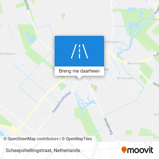 Scheepshellingstraat kaart