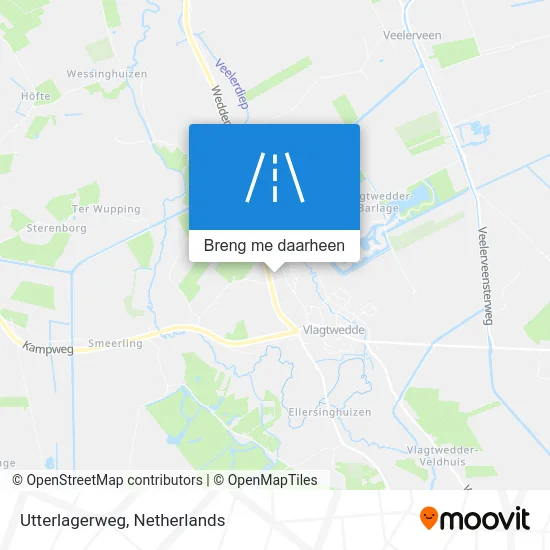 Utterlagerweg kaart