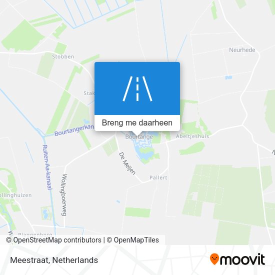 Meestraat kaart