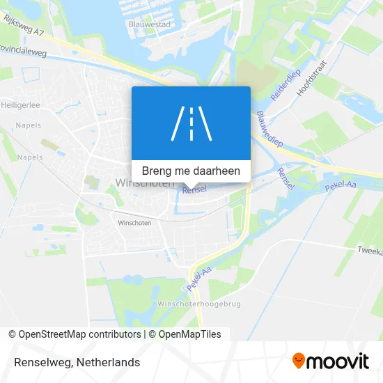 Renselweg kaart