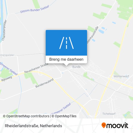 Rheiderlandstraße kaart