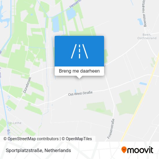 Sportplatzstraße kaart