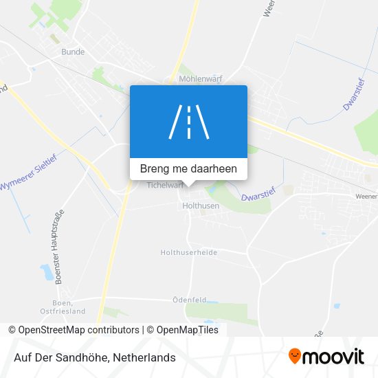 Auf Der Sandhöhe kaart