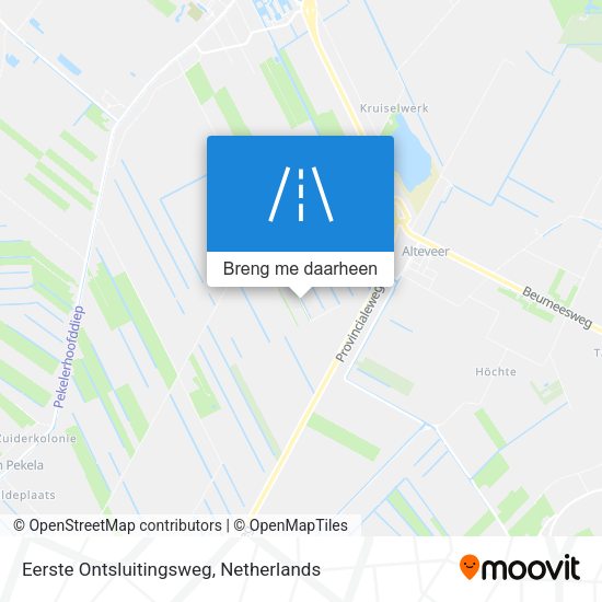 Eerste Ontsluitingsweg kaart
