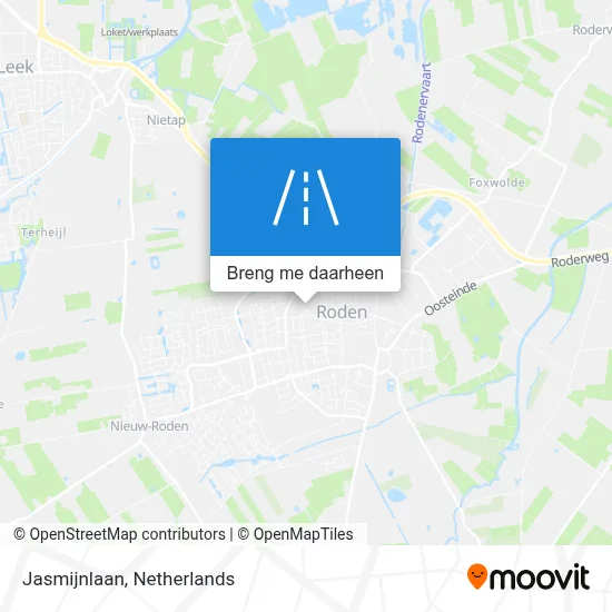 Jasmijnlaan kaart