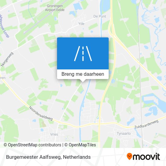 Burgemeester Aalfsweg kaart