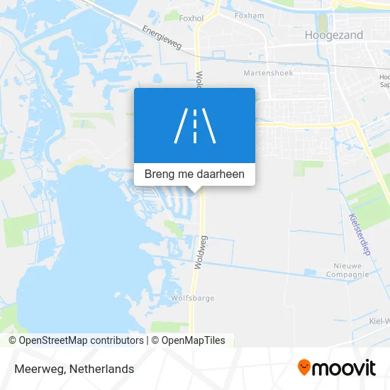 Meerweg kaart