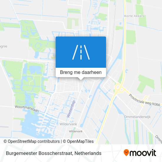 Burgemeester Bosscherstraat kaart