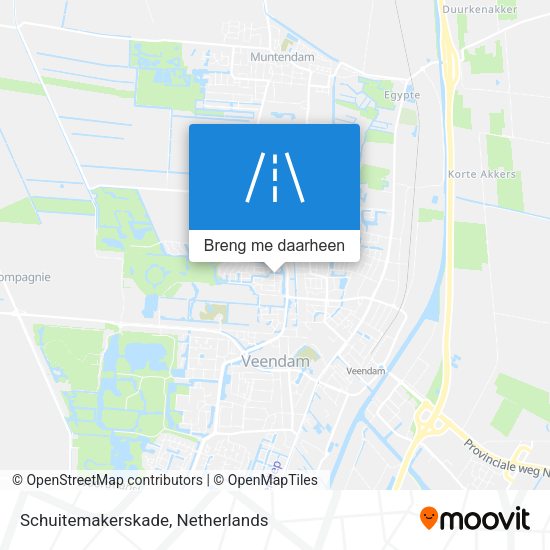 Schuitemakerskade kaart