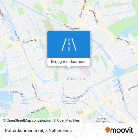 Rotterdammerstraatje kaart