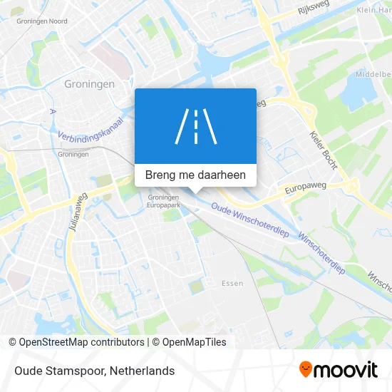 Oude Stamspoor kaart
