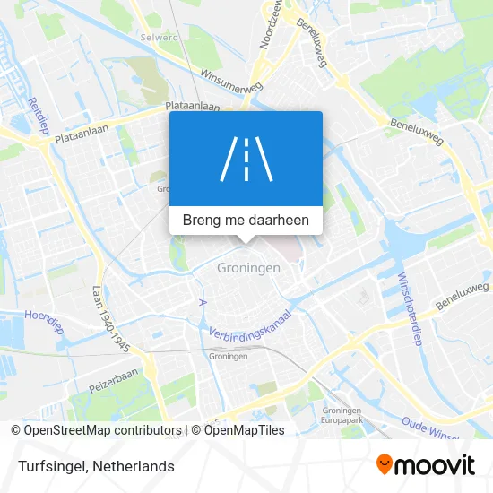 Turfsingel kaart