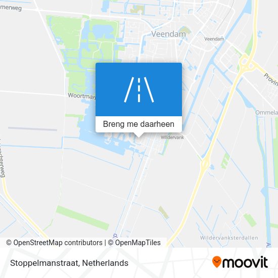 Stoppelmanstraat kaart