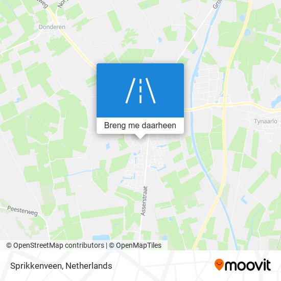 Sprikkenveen kaart