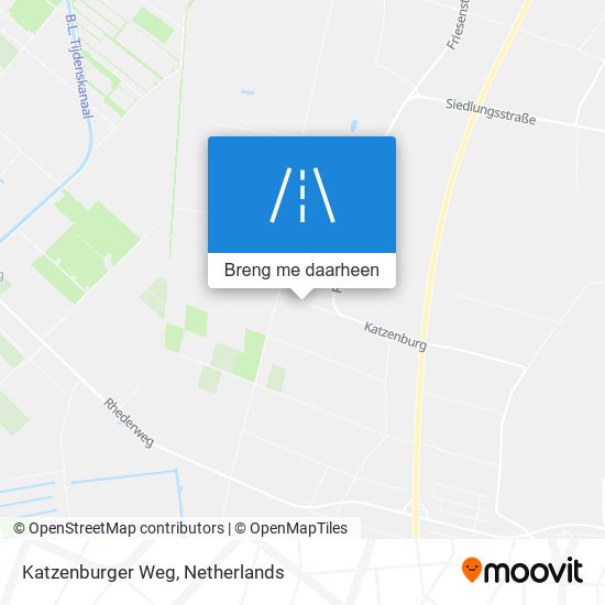 Katzenburger Weg kaart