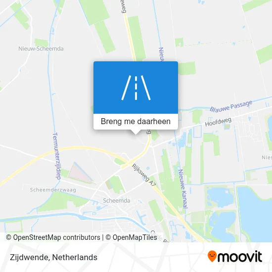 Zijdwende kaart