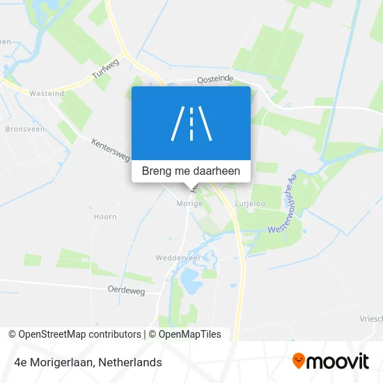 4e Morigerlaan kaart