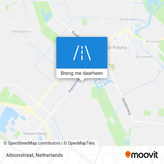 Albionstraat kaart