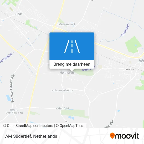 AM Südertief kaart