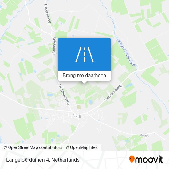 Langeloërduinen 4 kaart