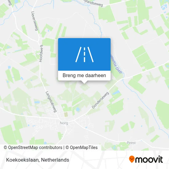 Koekoekslaan kaart