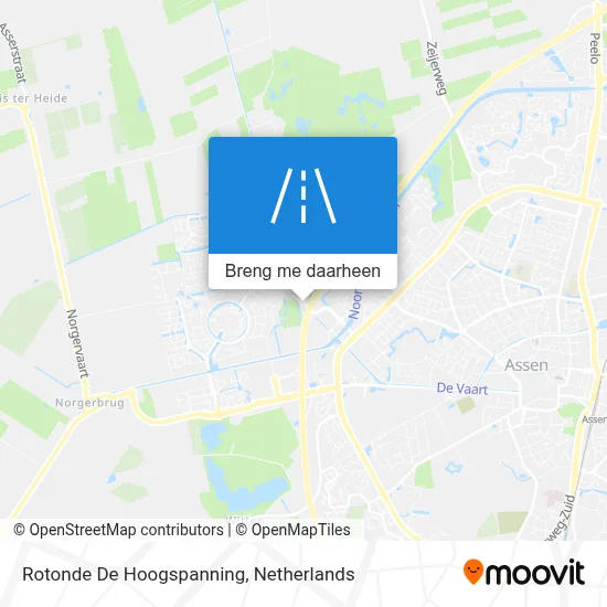 Rotonde De Hoogspanning kaart