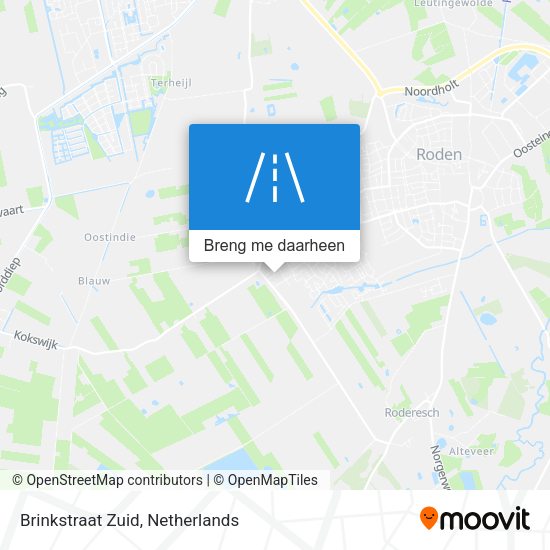 Brinkstraat Zuid kaart