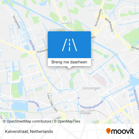 Kalverstraat kaart