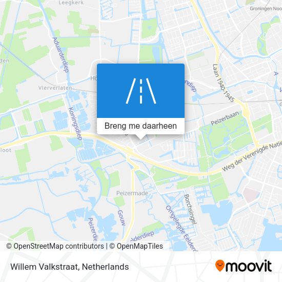 Willem Valkstraat kaart