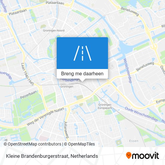 Kleine Brandenburgerstraat kaart