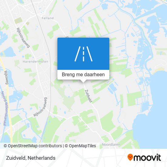 Zuidveld kaart