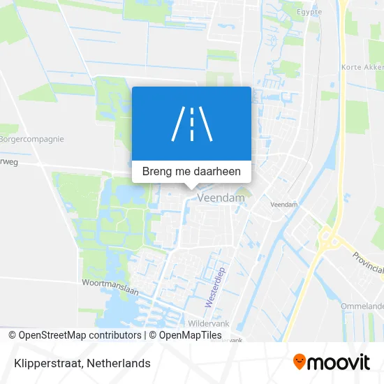 Klipperstraat kaart