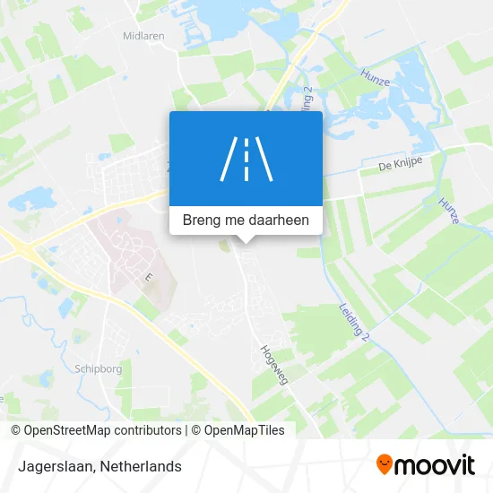 Jagerslaan kaart