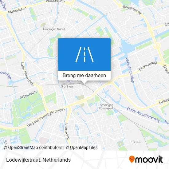 Lodewijkstraat kaart