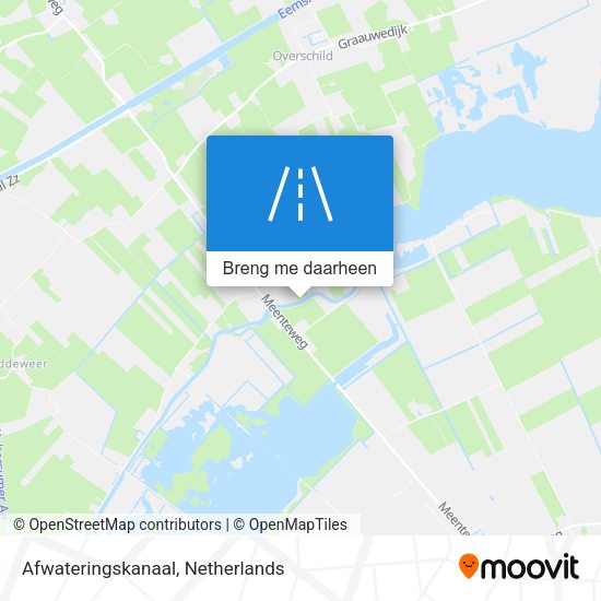 Afwateringskanaal kaart