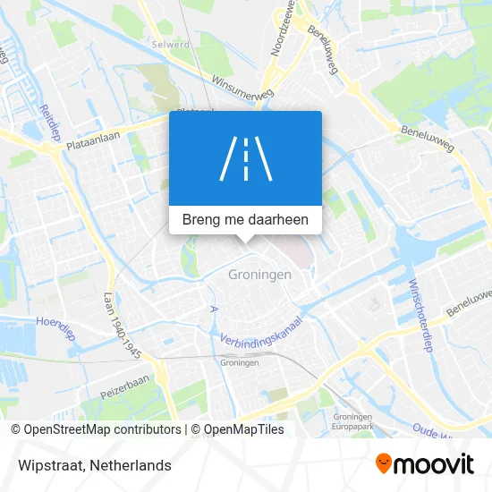 Wipstraat kaart