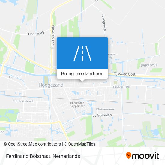 Ferdinand Bolstraat kaart