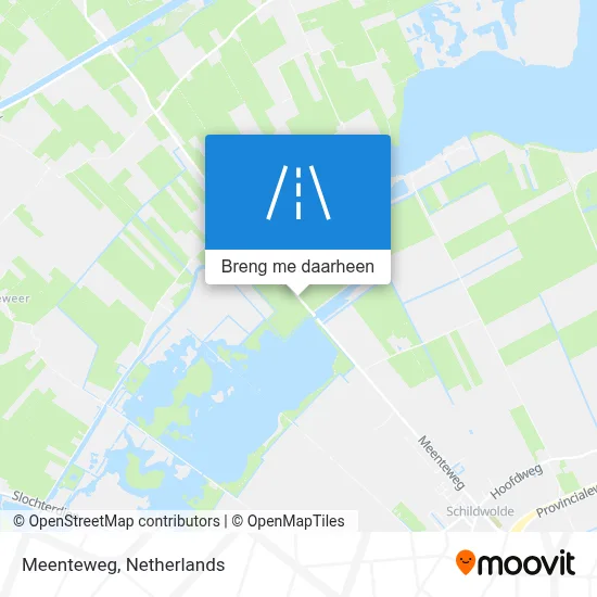 Meenteweg kaart