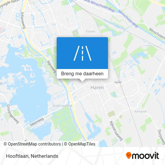 Hooftlaan kaart
