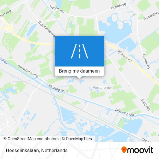 Hesselinkslaan kaart