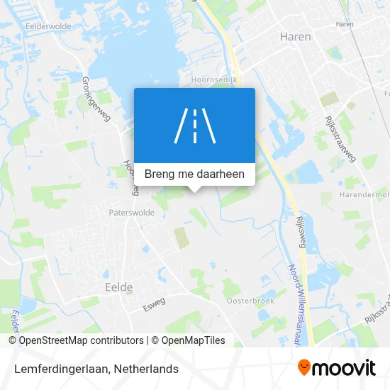 Lemferdingerlaan kaart