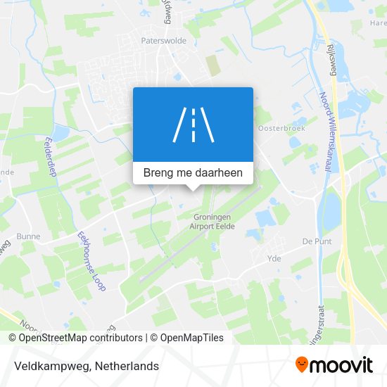 Veldkampweg kaart