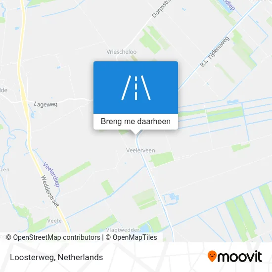 Loosterweg kaart