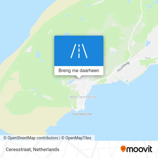 Ceresstraat kaart