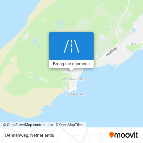 Dennenweg kaart