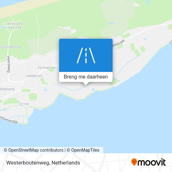 Westerboutenweg kaart